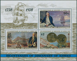 Cook Islands 1978 SG587 Cook Hawaii MS MNH - Cook