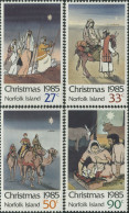 Norfolk Island 1985 SG374-377 Christmas Set MNH - Norfolk Island