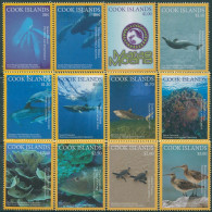 Cook Islands 2016 SG1890-1901 Ocean Wildlife Set MNH - Cook Islands