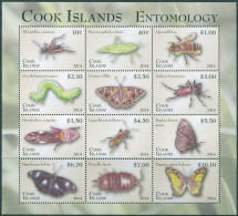 Cook Islands 2013 SG1739 Entomology Part 2 Sheetlet MNH - Cook Islands