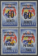 Tonga Official 1967 SGO22-O25 Coat Of Arms Overprints Set MNH - Tonga (1970-...)