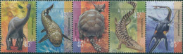 Australia 1997 SG1708-1712 Prehistoric Animals Strip MNH - Altri & Non Classificati
