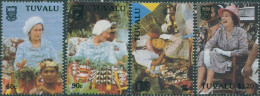 Tuvalu 1988 SG540-543 Independence Royal Visit Set MNH - Tuvalu