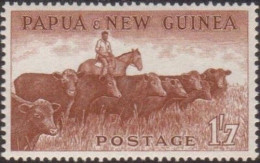 Papua New Guinea 1958 SG22 1/7d Cattle MLH - Papoea-Nieuw-Guinea