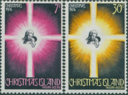 Christmas Island 1974 SG59-60 Christmas Set MNH - Christmaseiland