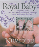 Niuafo'ou 2013 SG378 Royal Baby Prince George MS MNH - Tonga (1970-...)