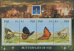 Fiji 1994 SG889 Butterflies Hong Kong Exhibition MS MNH - Fidji (1970-...)