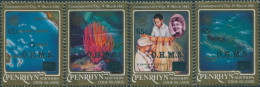 Cook Islands Penrhyn OHMS 1985 SGO39-O42 Commonwealth Day Surcharges Set MNH - Penrhyn