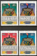 Aitutaki 1984 SG495-498 Olympic Games Set MLH - Islas Cook