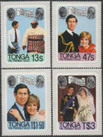 Tonga 1981 SG785-788 Royal Wedding Set MNH - Tonga (1970-...)