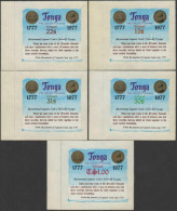 Tonga 1977 SG623-627 Captain Cook's Last Voyage Airmail Set MNH - Tonga (1970-...)