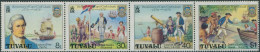 Tuvalu 1979 SG123a Captain Cook Strip MNH - Tuvalu
