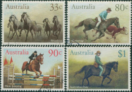 Australia 1986 SG1010 Horses Set Of 4 FU - Otros & Sin Clasificación