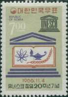 Korea South 1966 SG670 7w UNESCO Symbols And Emblem MNH - Corée Du Sud