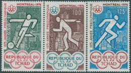 Chad 1975 SG425-427 Olympic Games Set MNH - Ciad (1960-...)