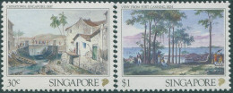 Singapore 1990 SG616-618 Lithographs (2) MNH - Singapour (1959-...)