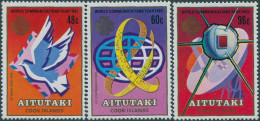 Aitutaki 1983 Communications Set SG466-468 Set MLH - Islas Cook