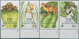 Fiji 1988 SG778-781 WWF Tree Frog Set MNH - Fiji (1970-...)