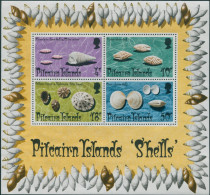 Pitcairn Islands 1974 SG151 Shells MS MNH - Islas De Pitcairn