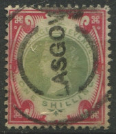 Great Britain 1900 SG214 1/- Green And Carmine QV #6 GU - Otros & Sin Clasificación