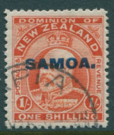 Samoa 1914 SG121 1/- Vermilion KEVII SAMOA. Ovpt FU - Samoa (Staat)
