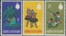 Gilbert & Ellice Islands 1965 SG97-99 Islanders QEII MNH - Îles Gilbert Et Ellice (...-1979)