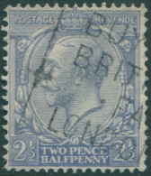 Great Britain 1924 SG422 2½d Blue KGV #2 FU (amd) - Unclassified