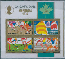 Aitutaki 1976 SG194 Olympics MS MNH - Cookeilanden