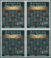 New Zealand 1996 SG1954 $1 Embroidery Block MNH - Otros & Sin Clasificación