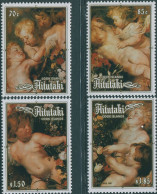 Aitutaki 1987 SG575-578 Christmas Set MNH - Cookeilanden