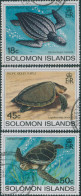 Solomon Islands 1983 SG485-488 Turtles Set Part FU - Salomon (Iles 1978-...)