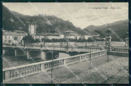 Bergamo San Pellegrino Terme Ponte Nuovo Cartolina RT0989 - Bergamo