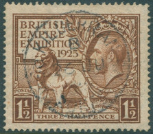 Great Britain 1925 SG433 1½d Brown British Empire Exhibition KGV FU - Non Classificati