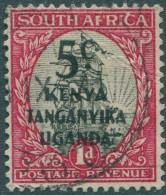 Kenya Uganda Tanganyika 1941 SG151 5c On 1d Black And Red Ship FU - Kenya, Uganda & Tanganyika