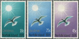 Norfolk Island 1976 SG176-178 Christmas Set Tern MLH - Isola Norfolk