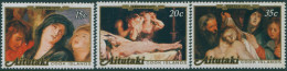 Aitutaki 1977 SG221-223 Easter Set MLH - Cookinseln