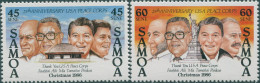 Samoa 1986 SG741-742 Christmas Set MNH - Samoa