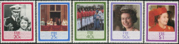 Fiji 1986 SG714-718 QEII Birthday Set MNH - Fiji (1970-...)