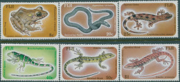 Fiji 1986 SG741-746 Reptiles Set MNH - Fidji (1970-...)
