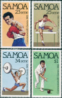 Samoa 1982 SG625-628 Commonwealth Games Set MNH - Samoa (Staat)