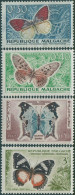 Malagasy 1960 SG7-11 Butterflies (4) MLH - Madagaskar (1960-...)