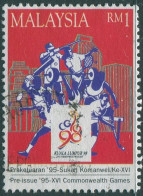 Malaysia 1994 SG575 $1 Commonwealth Games FU - Malaysia (1964-...)