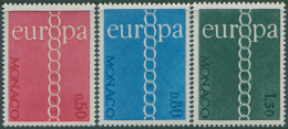 Monaco 1971 SG1015-1017 Europa Set MNH - Autres & Non Classés