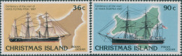 Christmas Island 1987 SG227-228 Ships Set MNH - Christmas Island