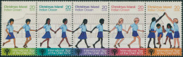 Christmas Island 1979 SG108a International Year Child Strip MNH - Christmas Island