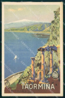 Messina Taormina Enit Cartolina RT0919 - Messina