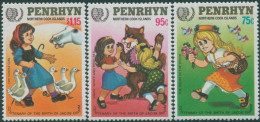 Cook Islands Penrhyn 1985 SG383-385 Jacob Grimm Set MNH - Penrhyn