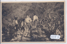 GRATALLOPS- CARTE-PHOTO- 1921- JEUNES CHASSEURS DANS LES SENTIERS - Tarragona