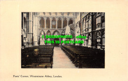 R461415 London. Westminster Abbey. Poets Corner - Sonstige & Ohne Zuordnung