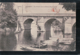 Cpa 78 Poissy Le Pont Sur Le Bras Migneaux - Poissy